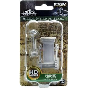 Wizkids Deep Cuts Miniatures Terrain: Wave 5: Mirror & Bird on Stand