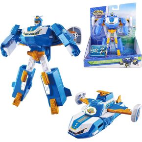 Super Wings World Aircraft Playsets | Season 6 New Air Moving Base | Airplane Toys Mini Plane Transformable Toys | Transform Aircraft to Robot | Preschool Toy Plane Set for 3 4 5 Year Old Boys Girls