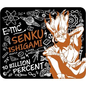 Abystyle Dr. Stone Senku Ishigami Mousepad 9.25 "× 7.7" سرعة مربعة للماوس الدقة وملحقات سطح المكتب المانجا غير المنقولة الأنيمي الهدية