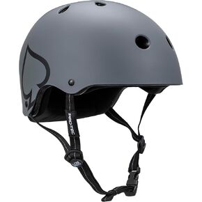 Pro-Tec Low PRO Certified Skateboard Helmet, Ideal for Skateboarding, Bicycling, BMX and Roller Skating, – Small/Medium – Grey Matte