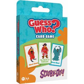 USAOPOLY Guess WHO? Card Game: Scooby-Doo Villains Edition, Classic Deduction Game with a Mystery Twist, Ask Clever Questions to Unmask Iconic Villains, Fun for Kids & Families, Ages 5+, 2 Players