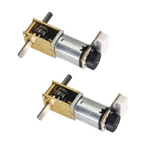 2PCS DC 12V 381RPM φ3x8mm محرك دودة N20 مع تشفير ، 3-12V 4-381RPM مناسبة لألعاب RC DIY والأتمتة (12-381)