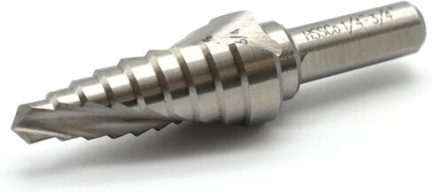 TEMO M35 Cobalt Spiral Flute Step Drill, 13 Size From 1/8 Inch To 1/2 Inch, 1/4 Inch Hex Shank in Saudi Arabia