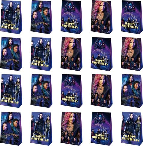 20pcs Descendants Goodie Bags, Descendants Themed Party Bags for Boys Girls Kids Party Decorations (Descendants) in Saudi Arabia