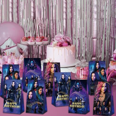 20pcs Descendants Goodie Bags, Descendants Themed Party Bags for Boys Girls Kids Party Decorations (Descendants) in Saudi Arabia
