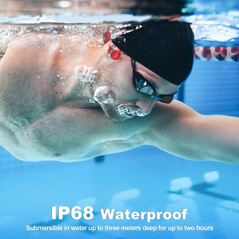 Wantek Bone Conduction Headphones,Open Ear Bluetooth Sport Headphones,Swimming Headphones Built-in 32GB MP3,Waterproof Headphones 8Hr Playtime for Swimming,Running,Cycling,Gym in Kuwait