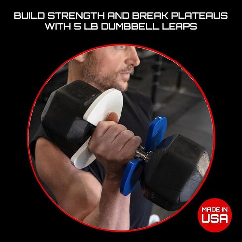 Micro Gainz Dumbbell Fractional 2.5 lb Weight Plate, Ideal for Micro Loading, (Choose Color) 2 Piece Fractional Weight Plates, Designed for Dumbbell Training, Made In USA in Saudi Arabia