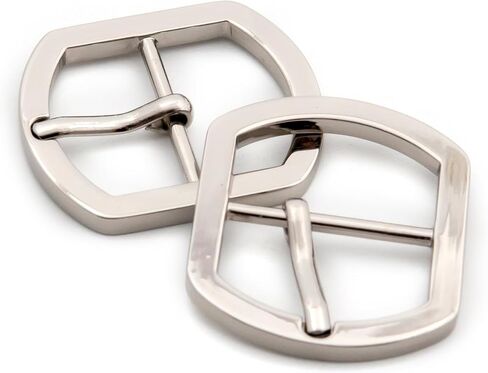 Loosco Oval Belt Buckle 10 PCS Center Bar Single Prong Belt Purse Making Accessories (Gunmetal) in Saudi Arabia