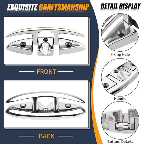 SHENGHUISS Boat Cleat 316 Stainless Steel Flip Up Folding Cleat in Saudi Arabia