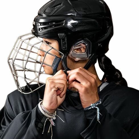 Hockey Helmet Chin Strap with Single Snap, Ice Hockey Headgear Replacement Parts in Saudi Arabia