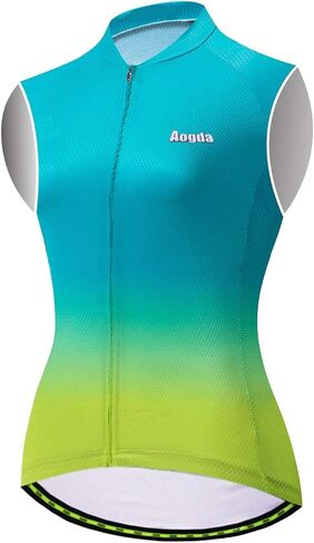 Aogda Sleeveless Cycling Jerseys Women Bike Shirts Bicycle Top Biking Vest in Saudi Arabia