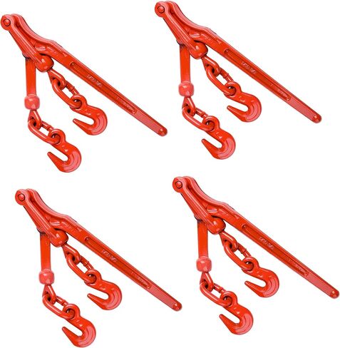 5/16 Inch X 3/8 Inch Heavy Duty Lever Load Binder with Grab Hooks, Secure Heavy Loads to Truck Or Flatbed Trailer (5400lbs-2) in Saudi Arabia