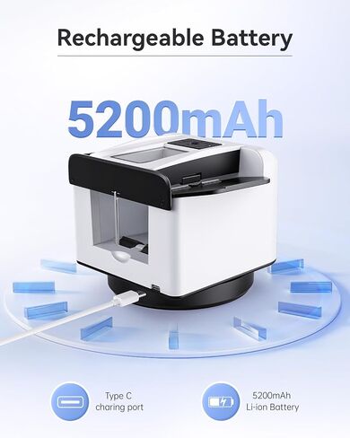 Automatic Card Shuffler and Dealer 2-in-1, 2 Deck 360° Rotating Dealing Machine for 12 Players, 4 Drawing Remotes, Rechargeable Playing Card Shuffler Machine for UNO, Poker, Phase 10 in Saudi Arabia