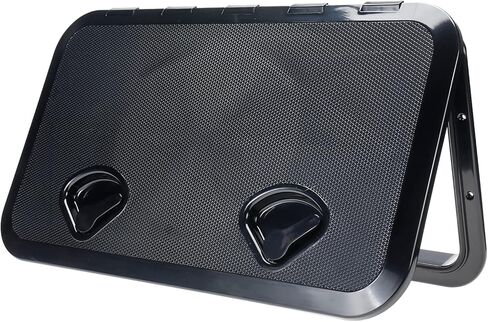 Amarine Made Boat Hatch 24" X 14", 180 Degree Lid Hinge Boat Deck Hatch, Marine Hatch with Non Slip Surface, Durable Construction Boat Access Hatch & Lid, Weatherproof and Easy to Install in Kuwait
