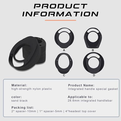 RXL SL Bicycle Headset Spacers Headset Spacer Kit 1 1/8 Inch Bicycle Bike Fork Washer Spacer 1-1/8 Forks Headset Washer Handlebar Stem Headset Spacer Washer Kit in Kuwait