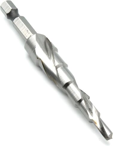 TEMO M35 Cobalt Step Drill Double Flute, 6 Size From 3/16 Inch To 1/2 Inch, 1/4 Inch Hex Shank in Kuwait