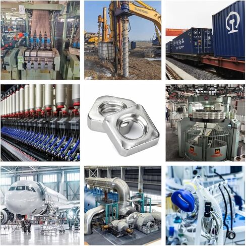 M4 Square Nuts, Machine Screw Nuts, 304 Stainless Steel, Metric, 120Pcs in Kuwait