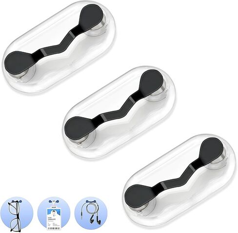 Magnetic Badge Holder for Shirt Magnet Glasses Pin Sunglass Broche Eyeglass Clip Id Badge 3 Pack in Saudi Arabia