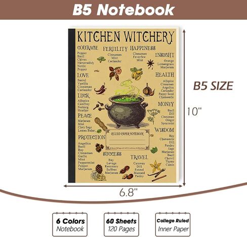 B5 Size 6.8 x 10 Inches Wide College Ruled Paper Notebook, 120 Pages / 60 Sheets,Writing Journal Notebook with Lined Paper, Notebooks for Office Supplies, Work, Note Taking.Owl in Saudi Arabia