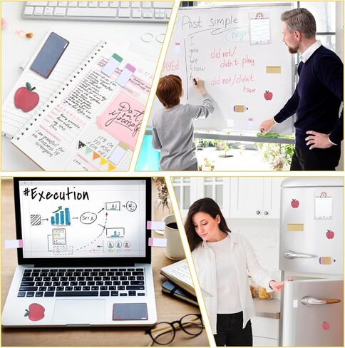 Teacher Sticky Notes Set,Teacher Notepad Blackboard,Self-Stick Note Pads,Teacher Appreciation Gifts,Self-Adhesive Personalized Sticky Notes,Teaching is a Work of Heart,School Supplies in Kuwait