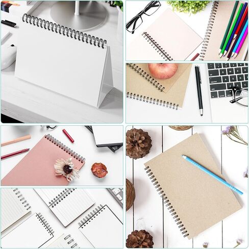 MAKEASY Binding Machine - Wire Binding Machine, 34 Hole, 12 Sheets Punch Capacity, Metal Book Maker Machine with 1 Box Wire Spines & Ring Opener in Kuwait