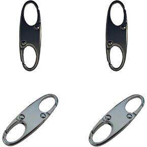 4 PCS ZIPPER CLIP CLIP RADERRENTS ، بدائل سحب السوستة المزدوجة - تأمين ممتلكاتك