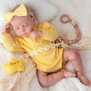 Realistic Baby Girl Dolls- 20-inch Lifelike Reborn Doll, Gift for Kids 3+, Grandparents, Collectors