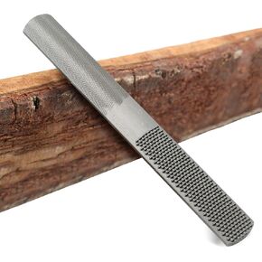 Litoexpe 2 Pack 8 Inch Wood Rasp File 4 Way Premium Grade High Carbon Hand File, Round Rasp, Half Round Flat, Needle Files Wood Rasp for Sharping Wood and Metal Tools