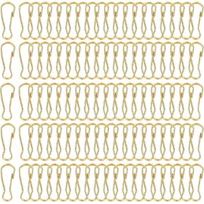 خطافات Patikil Lanyard ، 240 PCS 20mm من الفولاذ المقاوم للصدأ 304 SPRING SNAP HOOK CLIPS CLASP للاشتراط