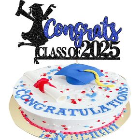1 حزمة Girl Girl Cake Topper Grad Grad Cap Cake Cake Pick 2025 Senior Treauation Cake Decorations for 2025 Girl School Graduation Thief Party Cake Decoration Supplies Pink