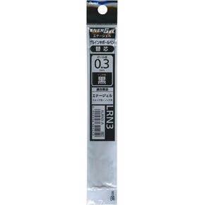 Pentel Gel Ballpoint pen refill for Energel X ، tip eedle 0.3mm ، الحبر الأسود (xlrn3-a)