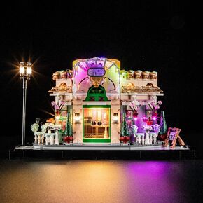 Briksmax 2.0 Light Kit لـ Lego -French Café -إضاءة LED غير متكاملة متوافقة مع Icons Lego 10362 -غير مدرجة Lego Set