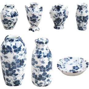 7pcs 1/12 ملحقات الديكور Dollhouse Dollhous