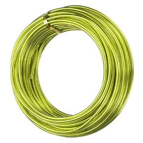 UXCELL 9 GAUGE 3MM سلك التسليح الألمنيوم ، 32.8 قدمًا (10 م) سلك معدني قابلة للانحناء سلك زبهر لسلسلة المليار