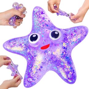 كرات الإجهاد كرة السكر في Starfish للبالغين ، كرات STARFISH MART SAGER SARPLS بطيئة Rise Toy Sensory Toy For Kids ، Squeeze Ball ، Squishy Star Leaff Toys لجوائز الفصول الدراسية ، تفضل الحفلات (Orange) in Kuwait