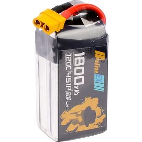EX 4S 1800MAH LIPO بطارية 14.8V 120C XT60 لـ 5inch FPV FRYSYLE RACING