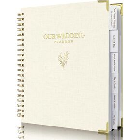 Wedding Planner Book and Organizer, Unique Engagement Gift for Newly Engaged Couples, Bride Gifts Wedding Planner Book