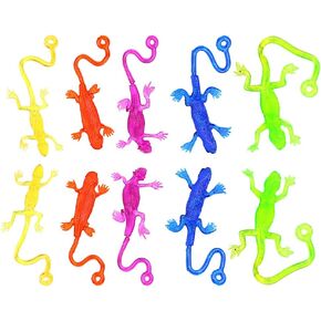 لعبة Patkaw Sticky Lizard: 24pcs مضحكة ألعاب سحلية لزجة لزجة لزجة ، وأيدي لزجة لزجة ، تفضلات الحفلات ، والألعاب الممتازة ،