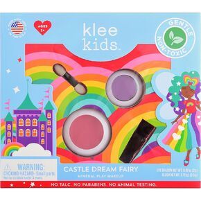 Luna Star Klee Kids Mini Play Makeup Kit. لطيف وغير سامة. صديق للطفل. صنع في الولايات المتحدة. (Castle Dream Fairy)