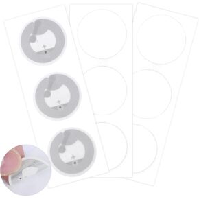 60pcs nfc tag und.shesive nfc ملصقات رقاقة NTAG 215 TAG REWRWITAL ROUND CARTERS متوافقة مع الهواتف المحمولة TAGMO