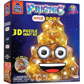 أرجوانية الخنفساء الأرجواني Prismic Emoji Poo 3D Puzzle Craft Kit-مضحكة مضحكة ليلية مصباح DIY TOY للمراهقين والفتيات والفتيان من عمر 12 إلى 17 عامًا ، هدية فرحان ، ديكور غرفة لطيف ، حرفي رائع للأطفال و tweens
