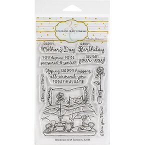 Clear Stamps 4 "x6"-لأم أنيتا جيرام