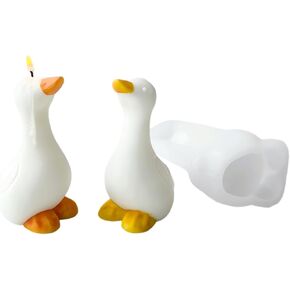 قوالب ليتل بطة السيليكون ، قالب شمعة على شكل حيوان للصابون شمع الصويا DIY يدوية ، Duckling ايبوكسي راتنج العفن لحفلات حفل عشاء الاحتفالات ديكور