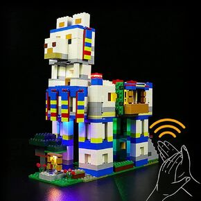BrickBling Lighting Kit Only Compatible with Lego 21188 Llama Village Set, Voice Control Version Lights, Not Come with Model