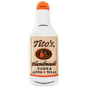 Tito's Dog Toy Bottle Squeaker Chew Toy