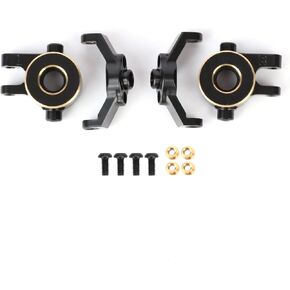 مفاصل التوجيه النحاسية مع كتل العجلات C-hubs مجموعة لتركيبات ترقية TRX4M 1/18 RC Crawler