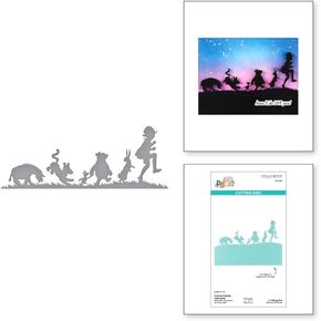 Spellbinders Pooh & Friends Silhouette Etched Dies, Metal