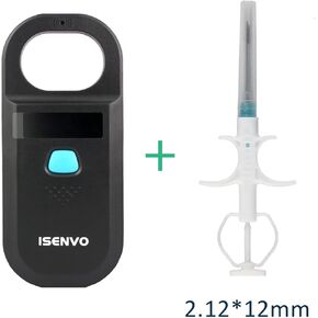 Svae 22% Pet Microchip Reader + Pet Microchip (2.12x12mm)