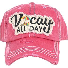 Vacay All Day Women's Vintage Baseball Hat