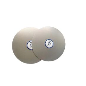 2pcs Diamond Flat Lap Disc, 8 Inch,80 Grit, 1/2 Inch Arbor, for Gemstone Glass Ceramics Grinding Polishing (80 Grit)